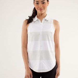 Lululemon "Hot Hitter" Sleeveless Sport Polo